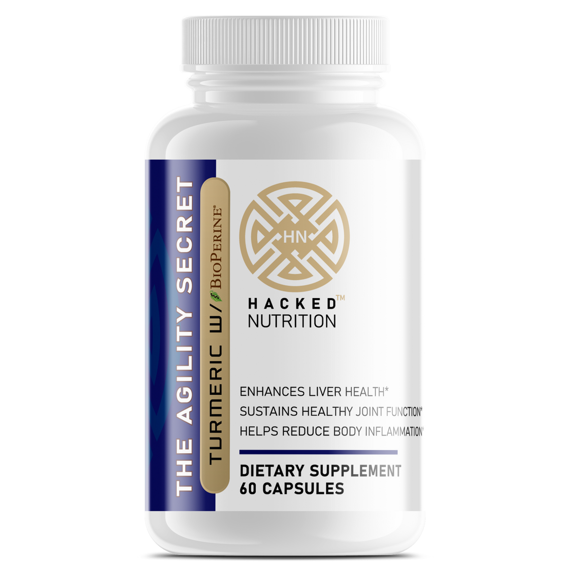 THE AGILITY SECRET - TURMERIC BIOPERINE - Certified ORGANIC