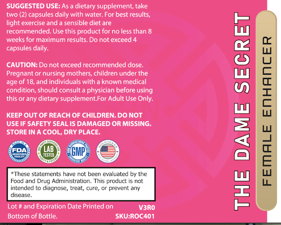 THE DAME SECRET - FEMALE ENHANCEMENT FORMULA