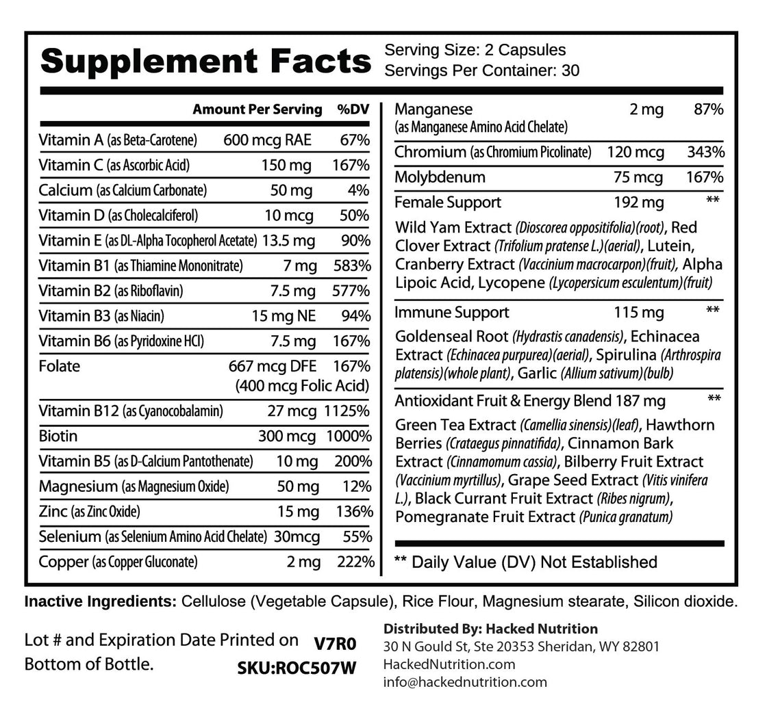 The Dame Secret | Natural Vitamins for Women